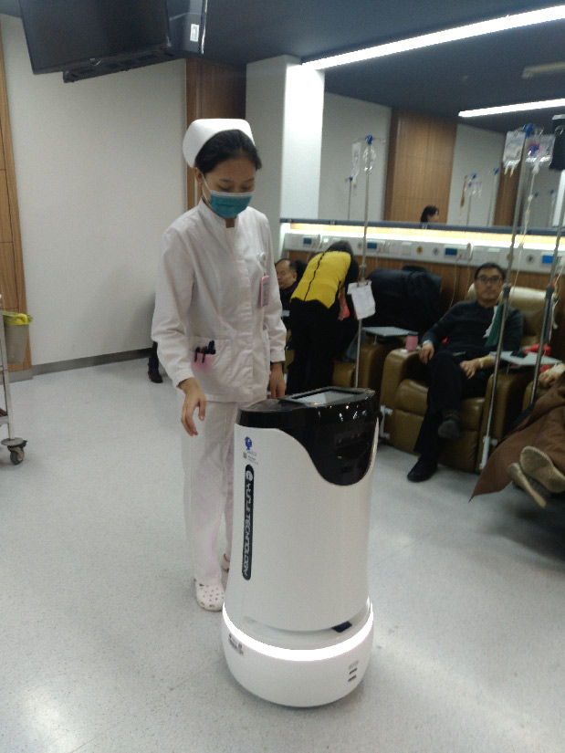 Intelligenter Serviceroboter für Krankenhäuser