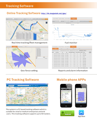 GPS-Tracking-System mit IOS- und Android-APP